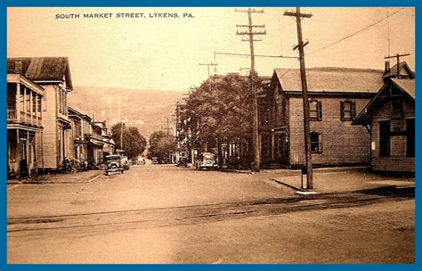 Lykens – South Market Street Looking North – Lykens Valley: History & Genealogy