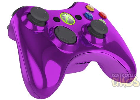 Chrome Purple Controller - XBOX 360 - Modded Controller