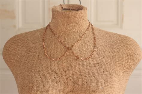 Metal Collar Necklace - A Common Thread