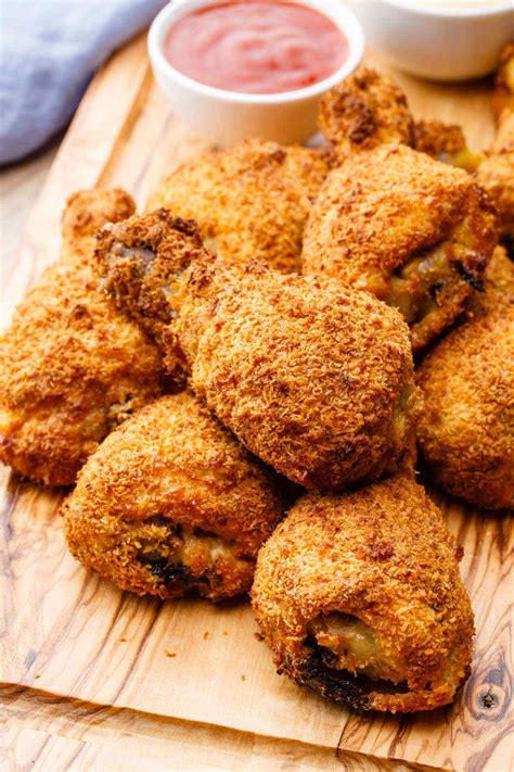 crispy air fried chicken recipe - setkab.com