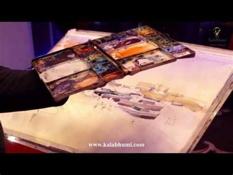 Learn easy step by step watercolor painting. Live painting Demonstration world top artist ...