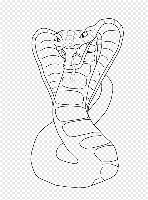 Snake Line art King cobra Tekening, slang, hoek, dieren png | PNGEgg