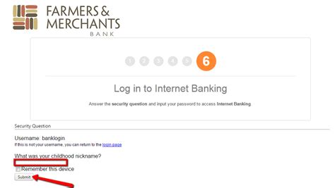 Farmers & Merchants Bank Online Banking Login - CC Bank