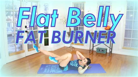 Flat Belly Fat Burner | POP HIIT - YouTube