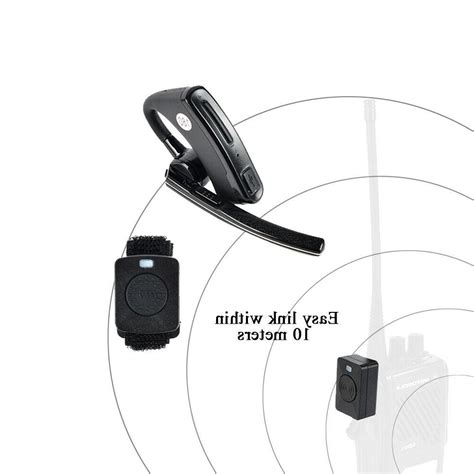 BLUETOOTH Earpiece headset Mic for Motorola Radio two-way