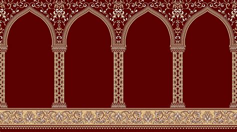 Mosque Carpet USA Red Hira Made in Turkey Colorfast, Anti-Static, Anti ...