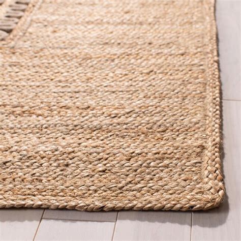 Safavieh Natural Fiber Arnela 6 X 9 (ft) Jute Beige Indoor Border Area ...