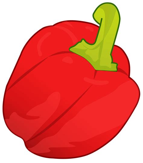 Bell Pepper Red Clipart PNG | PNG Mart
