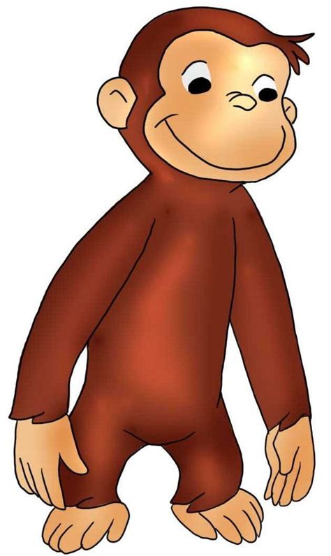 curious george stickers | Curious George Decal Standing 2, nick toons ...