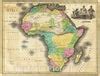 Historic Map : Africa., 1842, Vintage Wall Art - Historic Pictoric