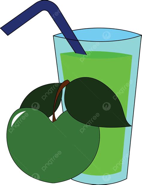 Healthy Apple Juice Vector Or Color Illustration Refreshment Healthy Drink Vector, Refreshment ...