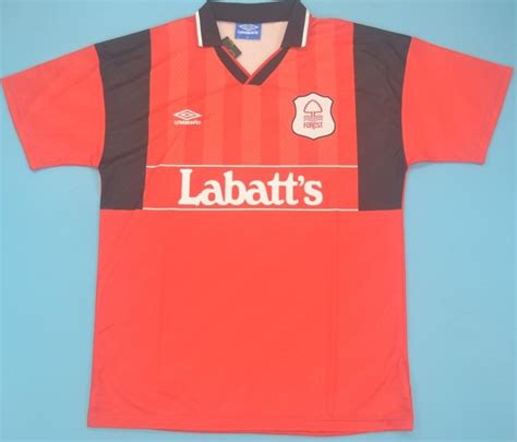 Nottingham Forest retro soccer jersey 1994-1995