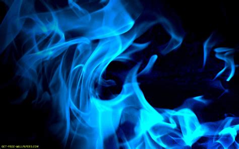 Blue Fire Background - WallpaperSafari