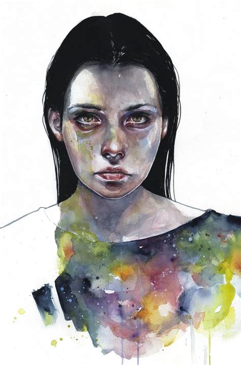 Moonlight by agnes-cecile on DeviantArt | Watercolor portraits ...