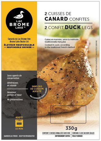 Brome Lake Ducks Confit Duck Leg | Walmart Canada