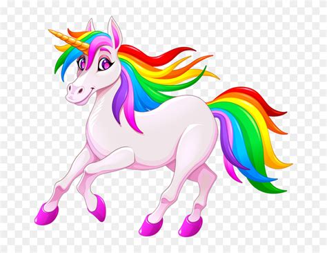 Cartoon Rainbow Unicorn Clipart (#5745687) - PinClipart