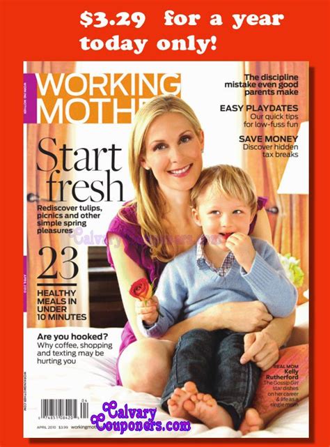 Working Woman Magazine $3.29 per year today only! | Calvary, Couponers, and Crafters | Working ...