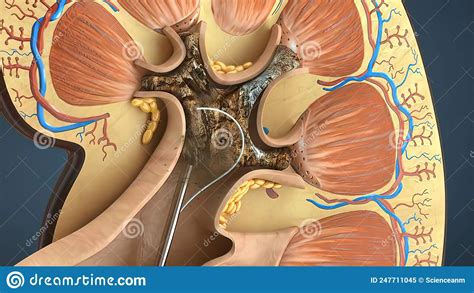Kidney Stone Treatment. Lithotripsy Stock Illustration | CartoonDealer.com #247711045