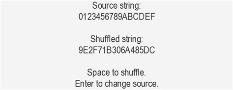 GameMaker: String shuffling