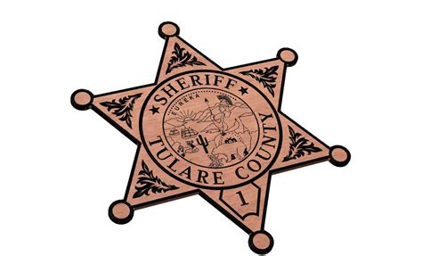 Tulare County Sheriff Badge SVG - Etsy