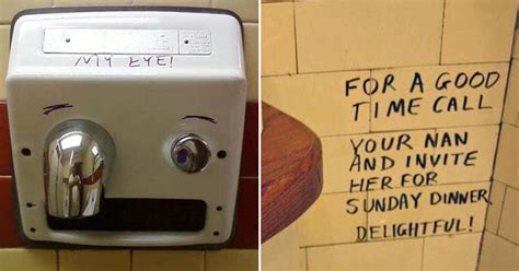 Bathroom Graffiti Was The Original Twitter (30 Funny Pics)