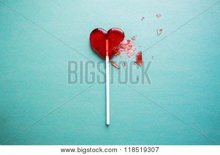 Broken Heart Lollipop Image & Photo (Free Trial) | Bigstock