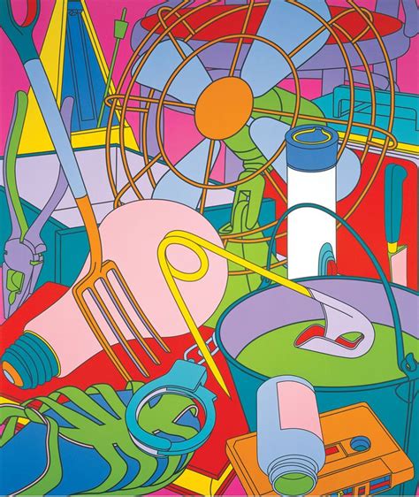 Eye of the Storm by Michael Craig-Martin, 2002. An abstract piece showing enlarged everyday ...