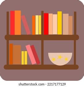 Bookshelf Background Bookshelf Vector Design Stock Vector (Royalty Free) 2217177129 | Shutterstock