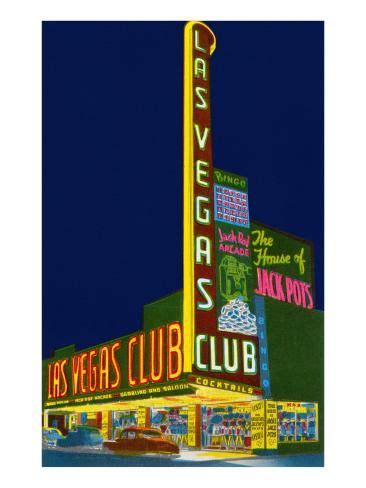 Art Print: Art Print: Neon Signs, Las Vegas Club Art Print, 24x18in. in 2021 | Las vegas clubs ...