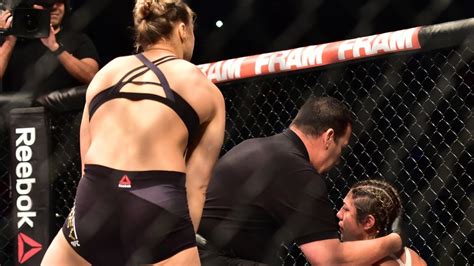 Ronda Rousey told Bethe Correia ‘don’t cry’ after knockout | For The Win