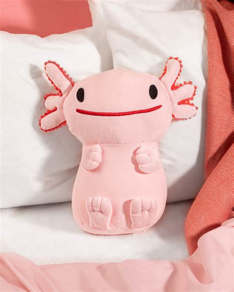 Axolotl Plushie, Jumbo Axolotl Plush, Stuffed Axolotl Plushie, Pink Axolotl, White Axolotl ...