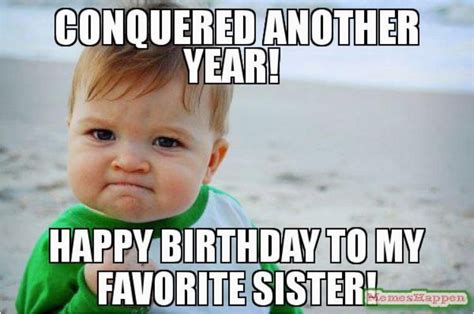 Little Sister Birthday Memes 47 Amusing Sister Birthday Meme Graphics Photos Wishmeme | BirthdayBuzz