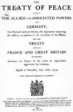 Treaty of Versailles - Kaiser Wilhelm II