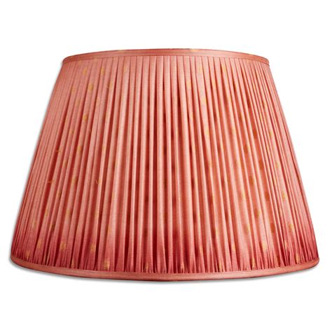 18 Inch - 46cm Light pink floral design silk sari lampshade