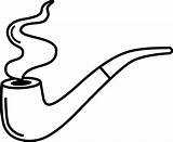 Smoking Pipe coloring Page  ColouringPages sketch template