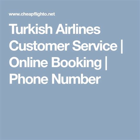 Pin on Turkish Airlines Customer Service