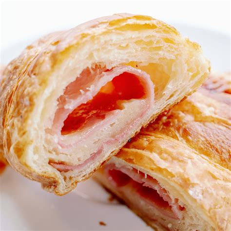 FROZEN READY TO BAKE Ham and Cheese Croissant (x4) – Belle Pastry