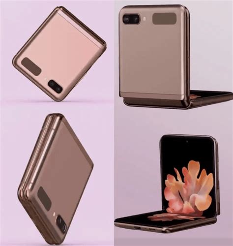 Samsung Galaxy Z Flip folding screen phone 5G version details exposed