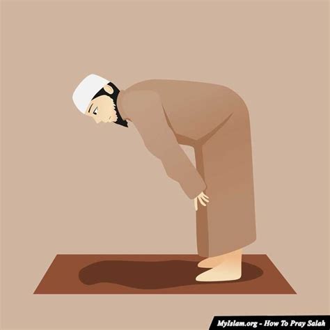 Ruku In Prayer | Islamic cartoon, Muslim pray, Pray