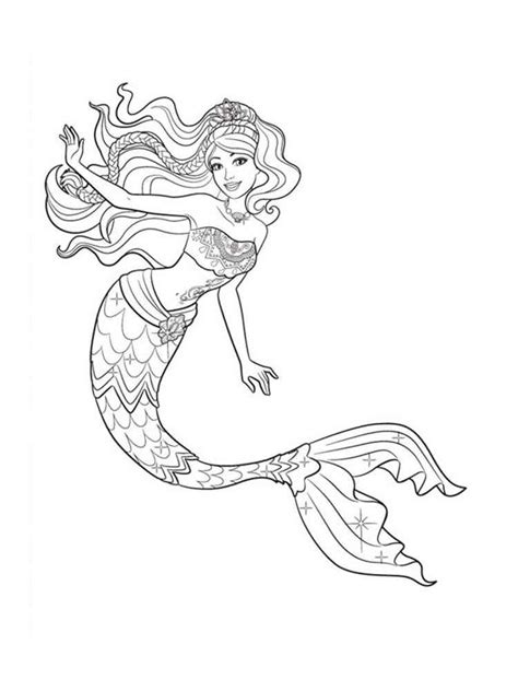 barbie mermaid coloring pages best coloring pages for kids - barbie ...