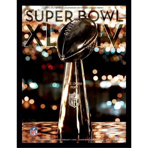 2010 Saints vs Colts 36" x 48" Canvas Super Bowl XLIV Program - Walmart ...