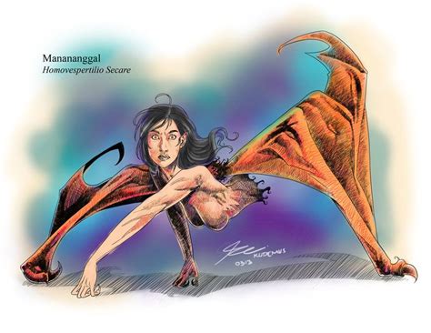 Manananggal | Manananggal drawing, Mythological creatures, Legendary creature