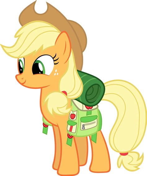 Applejack with camping gear by Synthrid on DeviantArt