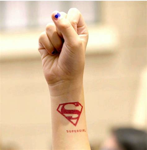 Supergirl Tattoo | Supergirl, Cute tattoos, Tattoos