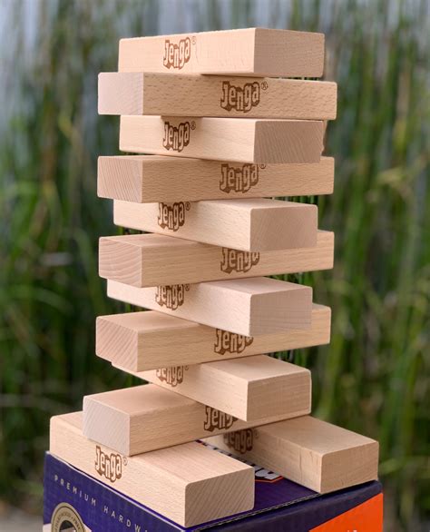 Large Wooden Jenga® Game | Booster Pack | Art's Ideas