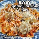 Easy Spaghetti Meatball Bake - Recipes That Crock!