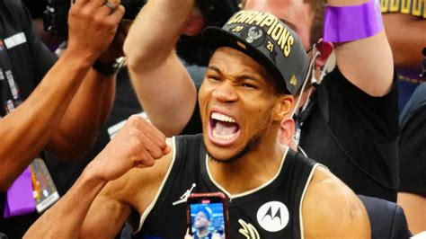 Watch: Giannis Antetokounmpo gets emotional after winning championship ...