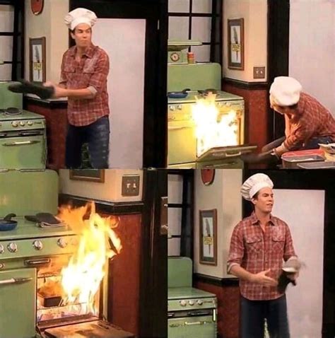 iCarly - Spencer with the oven on fire : r/InsiderMemeTrading