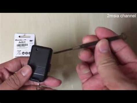 How to change Autogate Remote Control Battery | Malaysia Auto Gate ...