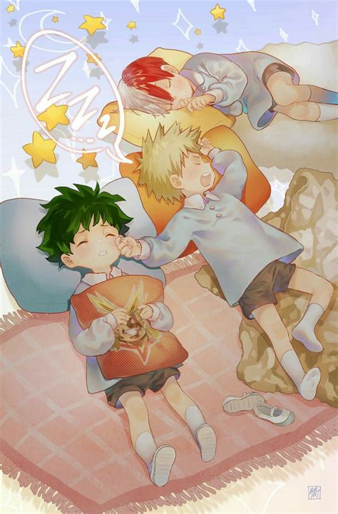 Izuku Midoriya, Katsuki Bakugo, Todoroki Shoto -My hero Academia | My ...